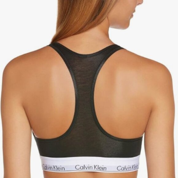Calvin Klein Black and Gray Sports Bra - Picture 2 of 4